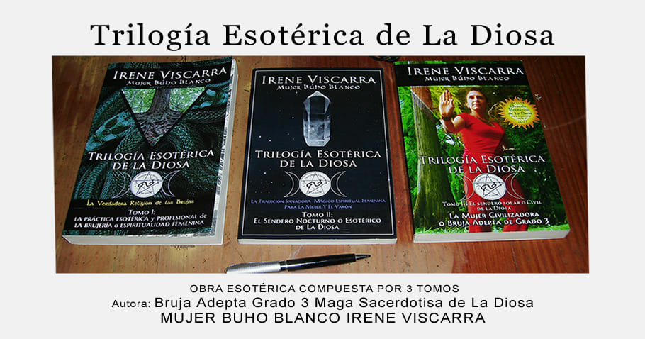 Los 3 tomos de Trilogía Esotérica de La Diosa